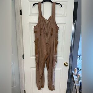 FP Movement by Free People Brown Cropped Jumpsuit